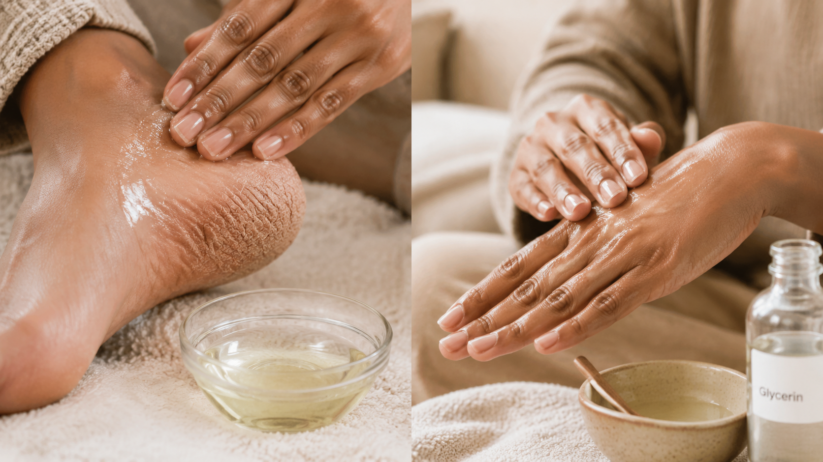 How to Use Glycerin for Hands and Feet at Home : Easy Remedies For Dry & Cracked Skin